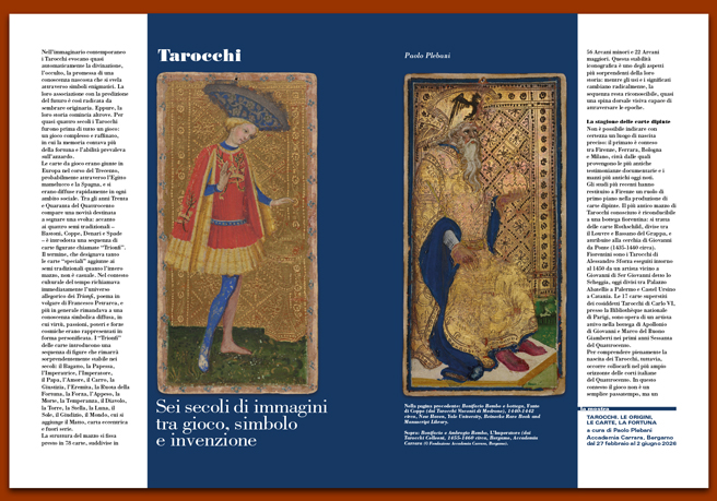 Rivista 125_Tarocchi