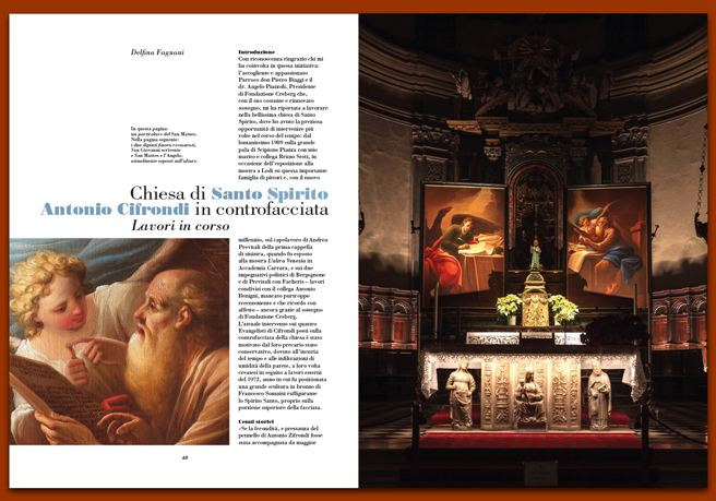Rivista 125_Antonio Cifrondi nella chiesa di Santo Spirito Rivista 125_Antonio Cifrondi nella chiesa di Santo Spirito